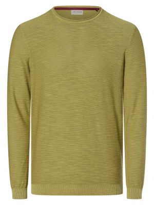 Dzianinowe sweter No Excess - żółty