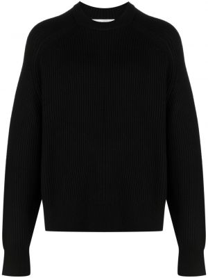 Vlněný svetr z merino vlny Studio Nicholson černý