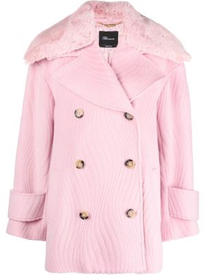 Dubbelknäppt kappa Blumarine rosa