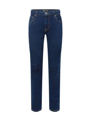 Skinny fit džínsy Burton Menswear London modrá
