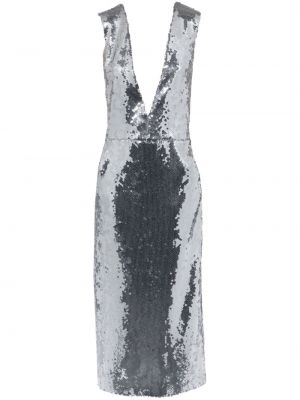 Midi šaty 16arlington stříbrné