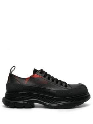 Deri sneaker Alexander Mcqueen siyah