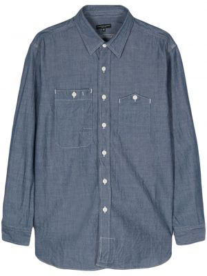 Риза Engineered Garments синьо