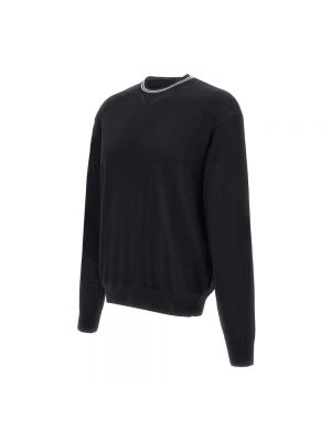 Sweter z długim rękawem Emporio Armani Ea7 czarny