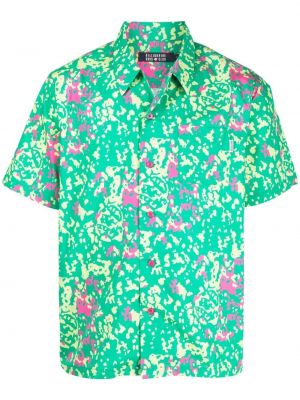 Košile s potiskem s abstraktním vzorem Billionaire Boys Club zelená
