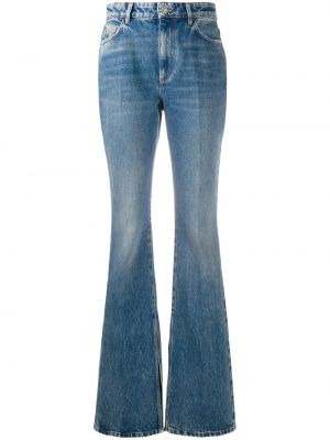 Jeans bootcut taille haute The Attico bleu