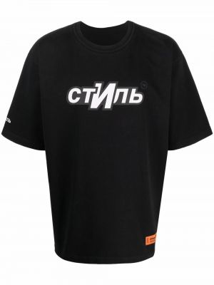 T-shirt Heron Preston svart