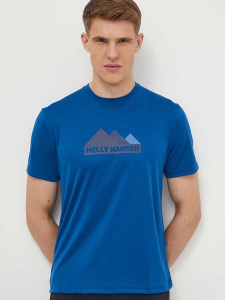 Тениска с дълъг ръкав с принт Helly Hansen