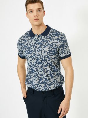 Polo marškinėliai Koton mėlyna