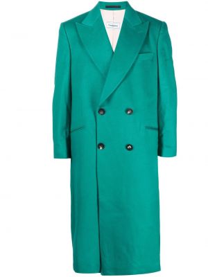 Кашмирено палто Casablanca зелено