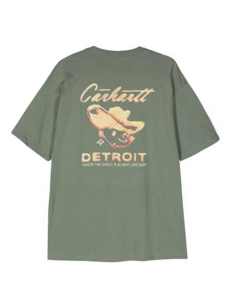 T-shirt aus baumwoll Carhartt Wip grün