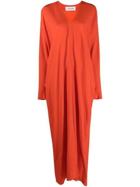 Kleid mit drapierungen Lanvin rot