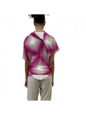 Bluzka asymetryczna Rick Owens różowa