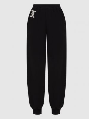 Спортивні брюки з логотипом David Koma, чорні