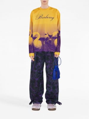Sweatshirt aus baumwoll mit print Burberry