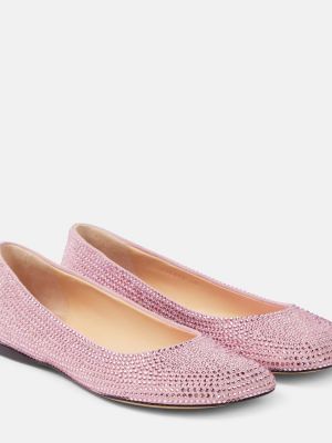 Kristály balerina cipők Loewe rózsaszín