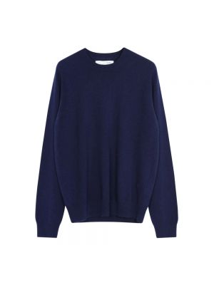 Sweter z okrągłym dekoltem Comme Des Garcons niebieski