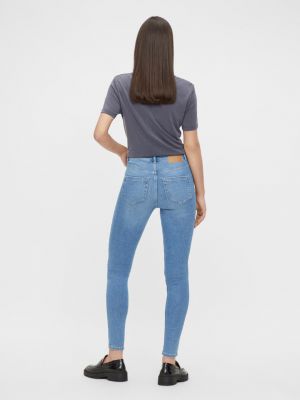 Skinny jeans Pieces blau