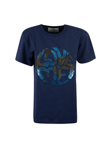 T-shirt Alberta Ferretti blau