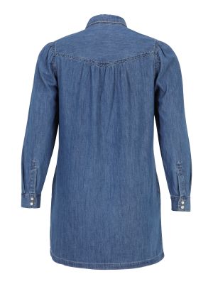 Рокля тип риза Gap синьо