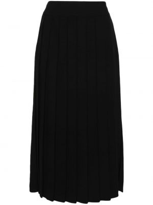 Plisované midi sukně P.a.r.o.s.h. černé