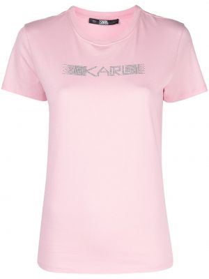 Camiseta Karl Lagerfeld rosa
