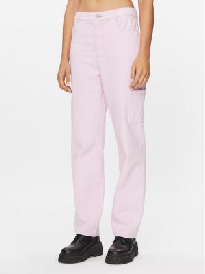 Różowe jeansy Custommade