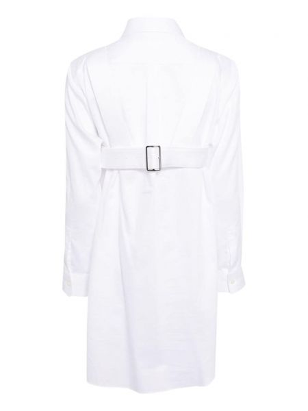 Bavlněná košile s mašlí Comme Des Garçons bílá