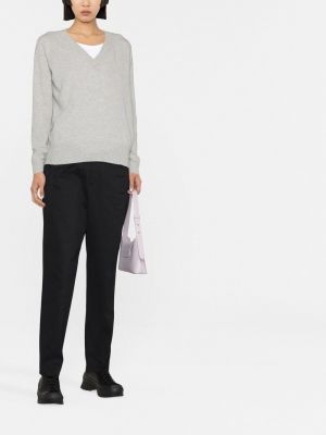 Pullover mit v-ausschnitt Woolrich grau