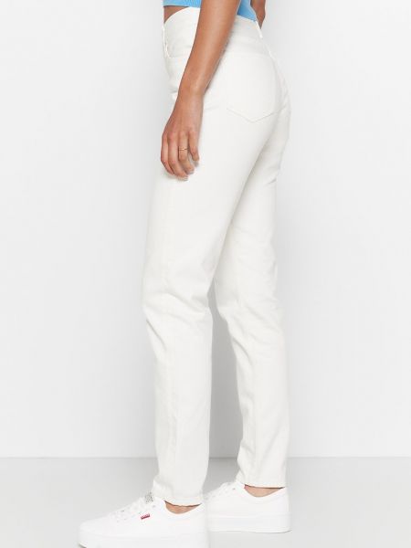 Jeansy skinny slim fit Calvin Klein Jeans białe