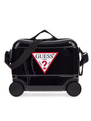 Czarna walizka Guess