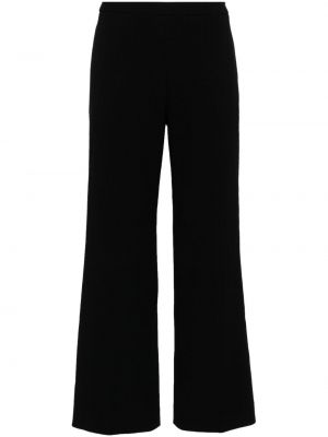 Pantalon en laine Chanel Pre-owned noir