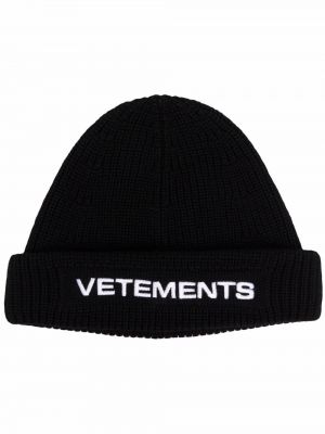 Плетена шапка с принт Vetements
