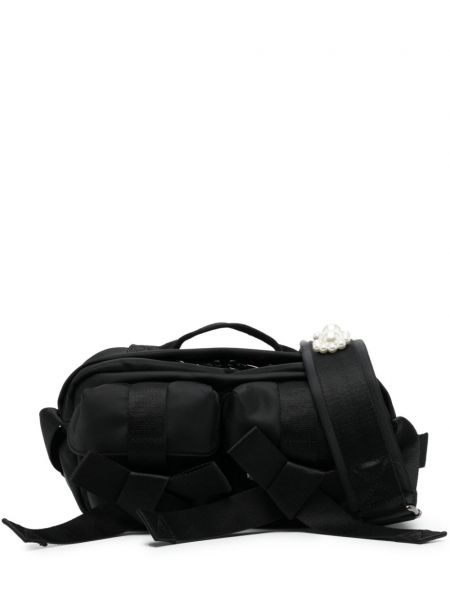 Τσάντα με φιόγκο Simone Rocha μαύρο