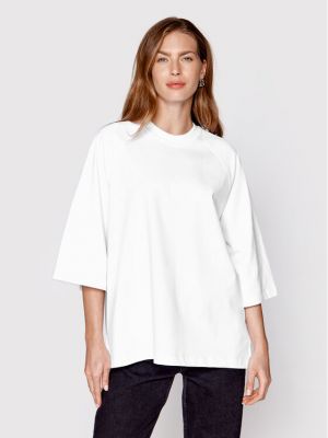 Relaxed блуза Samsøe Samsøe бяло