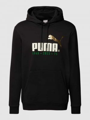 Bluza z kapturem z nadrukiem Puma Performance czarna