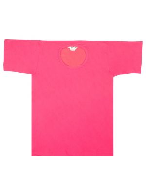 Розовая футболка с коротким рукавом Junya Watanabe
