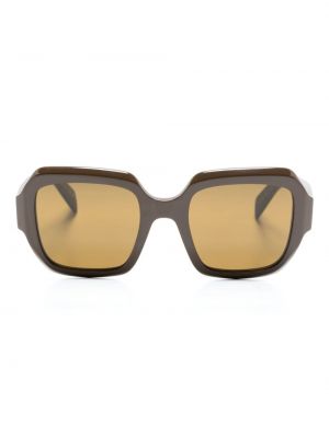 Overdimensioneret briller Prada Eyewear brun