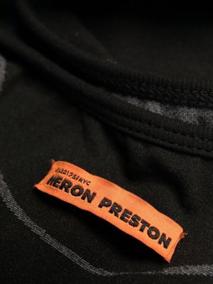 Crop top Heron Preston černý