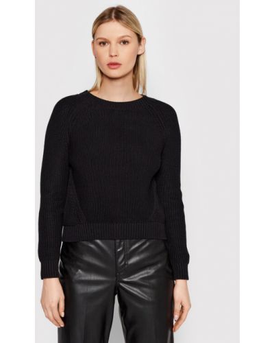 Priliehavý sveter Selected Femme čierna