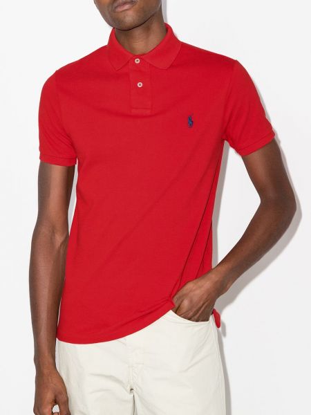 Polo avec manches courtes Polo Ralph Lauren rouge