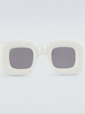 Очки солнцезащитные с высокой талией Loewe белые