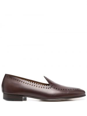 Skinn loafers Edhen Milano brun