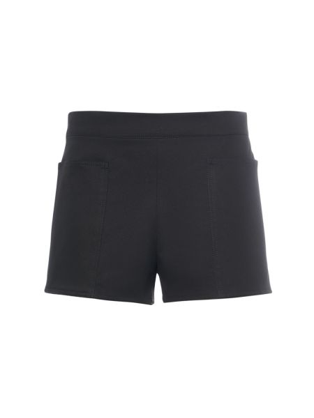 Pantalones cortos de algodón Max Mara negro