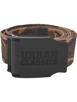 Maskáčový pletený opasok Urban Classics Accessoires