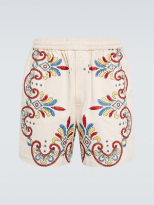 Shorts mit stickerei aus baumwoll Bode