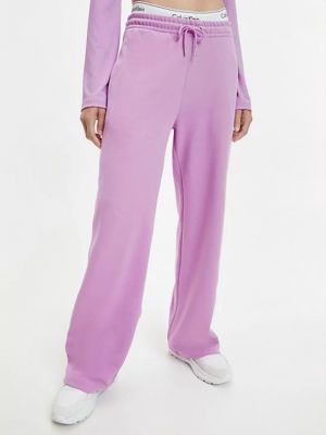 Sport nadrág Calvin Klein Jeans lila