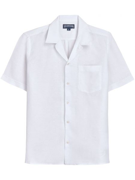 Chemise en lin Vilebrequin blanc