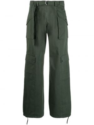 Proste spodnie bawełniane Holzweiler zielone