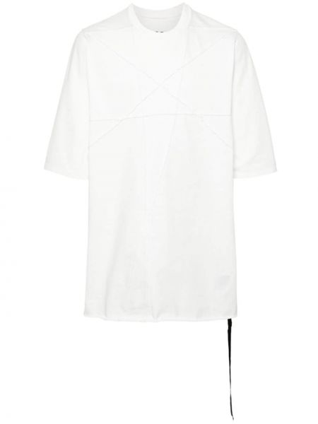 Haftowana bluza bawełniana w gwiazdy Rick Owens Drkshdw biała